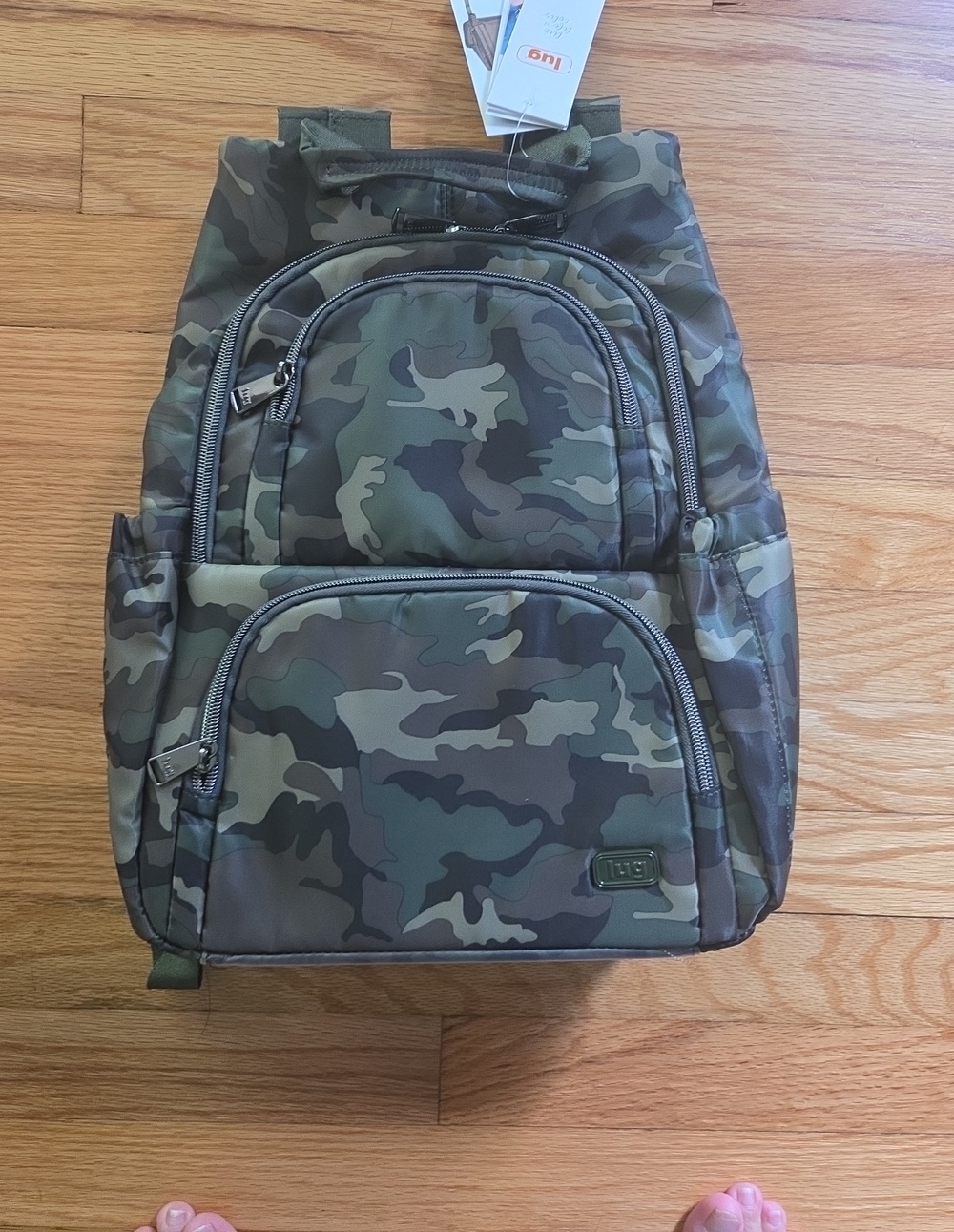 Lug Hatchback Camouflage Green Backpack